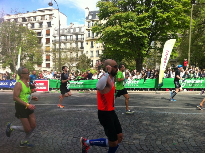 marathon de paris-arrivée