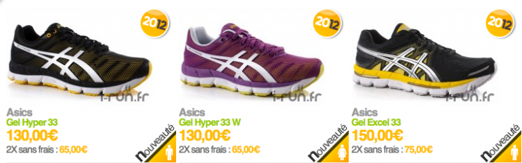 Asics 33 : les chaussures Asics, l'expérience de course naturelle et ...